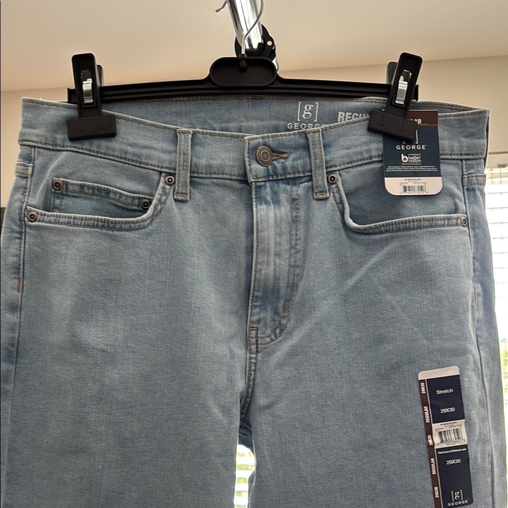 George Sky Blue Casual Jeans